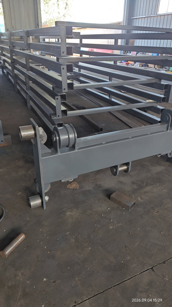 10.5 m guide rail lift frame fully welded and ready for shipment